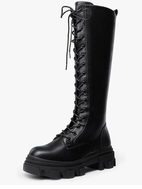 ISO ONLY DO NOT PURCHASE Dream Pairs Lace-Up Knee-High Platform Boots